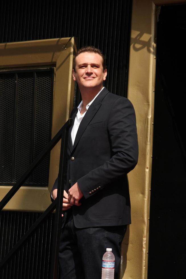 LOS ANGELES, SEP 15 - Jason Segal at the ceremony bestowing a star on the Hollywood Walk of Fame to Neil Patrick Harris at Frolic Room on September 15, 2011 in Los Angeles, CA photo