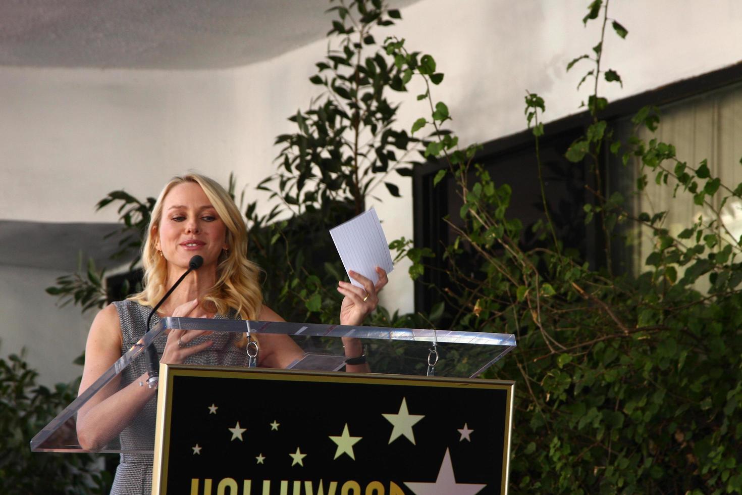 LOS ANGELES, FEB 14 - Naomi Watts at the Hollywood Walk of Fame Ceremony honoring Simon Baker at the Hollywood Boulevard on February 14, 2013 in Los Angeles, CA photo