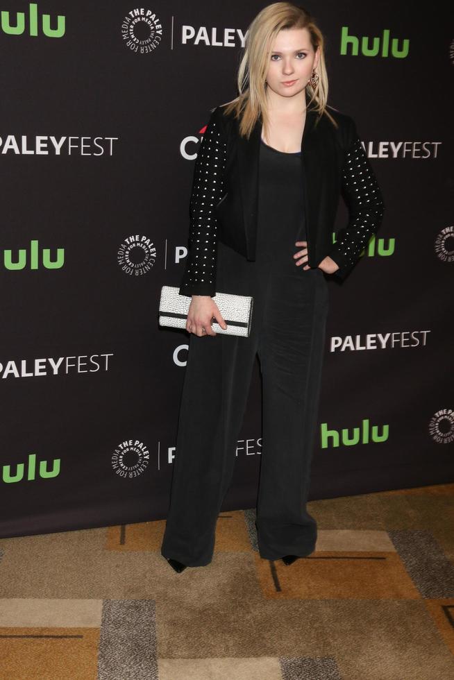 LOS ANGELES, MAR 12 - Abigail Breslin at the PaleyFest Los Angeles, Scream Queens at the Dolby Theater on March 12, 2016 in Los Angeles, CA photo