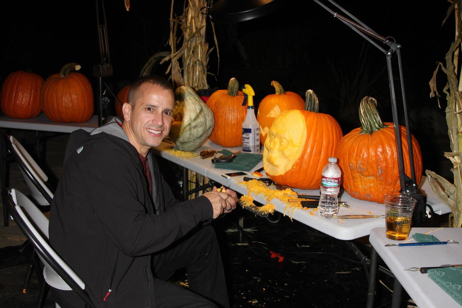 LOS ANGELES, OCT 4 - Ray Villafane at the RISE of the Jack O Lanterns at Descanso Gardens on October 4, 2014 in La Canada Flintridge, CA photo