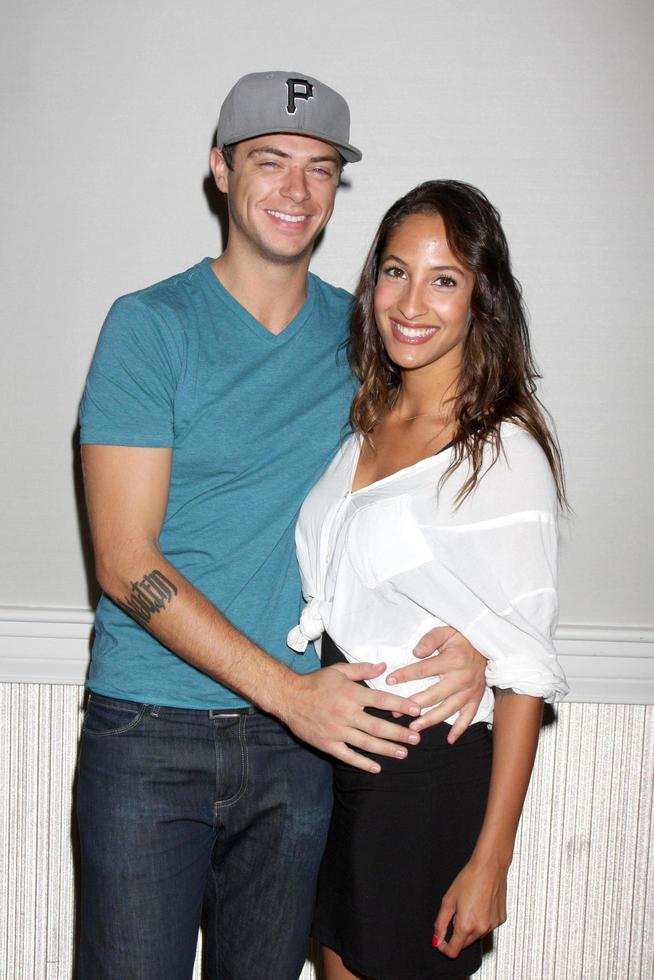 LOS ANGELES, AUG 25 - Ray Wicks, Christel Khalil at the Goddard and Khalil Fan Event at the Universal Sheraton Hotel on August 25, 2013 in Los Angeles, CA photo