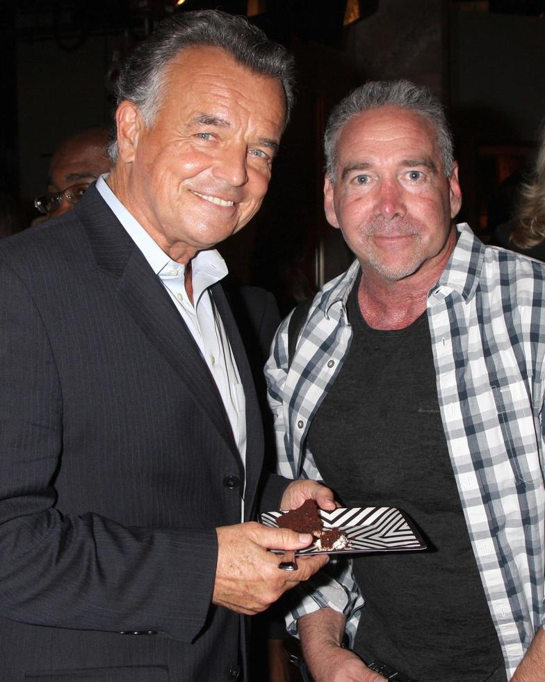 LOS ANGELES, MAR 25 - Ray Wise, Michael Fairman at the Young and Restless 41st Anniversary Cake at CBS Television City on March 25, 2014 in Los Angeles, CA photo