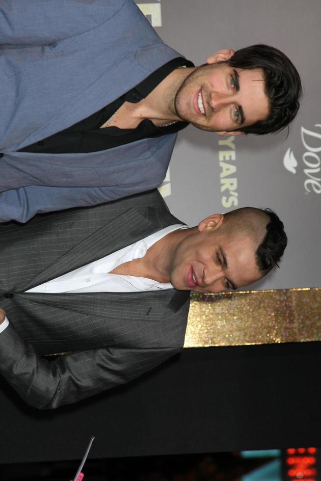 LOS ANGELES, DEC 5 - Mark Salling Right, guest arrives at the New Year s Eve World Premiere at Graumans Chinese Theater on December 5, 2011 in Los Angeles, CA photo
