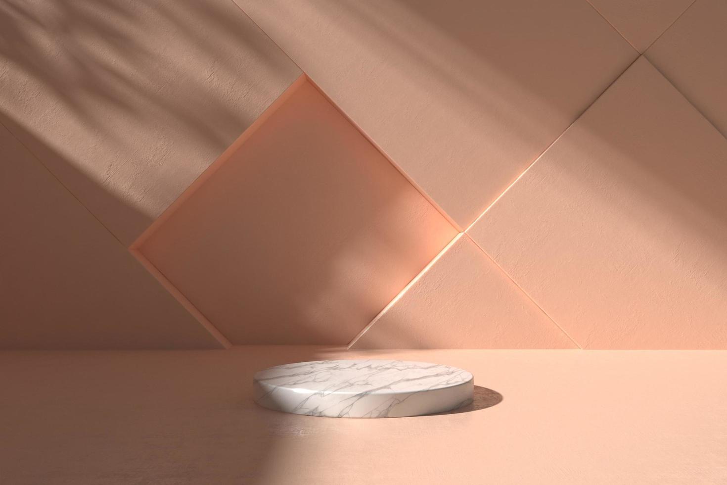 Abstract minimal scene, design for cosmetic or product display podium 3d render. photo
