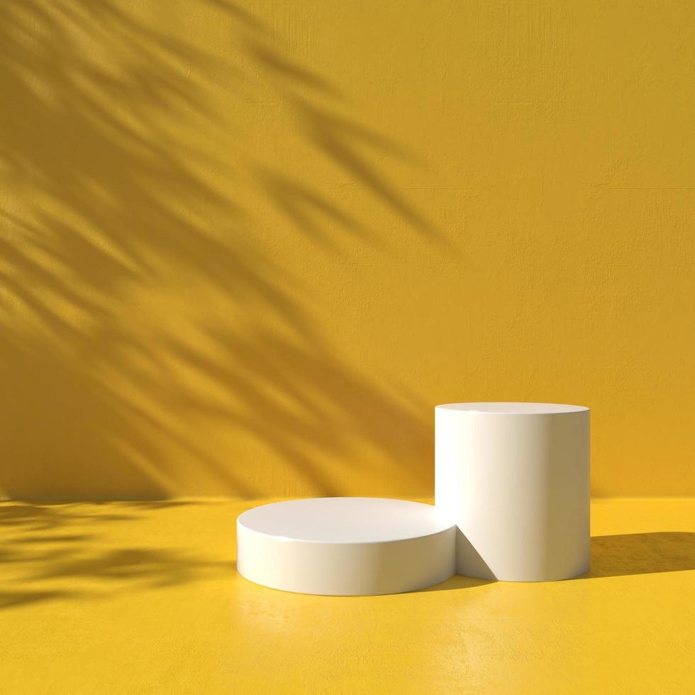 Abstract minimal scene, design for cosmetic or product display podium 3d render. photo