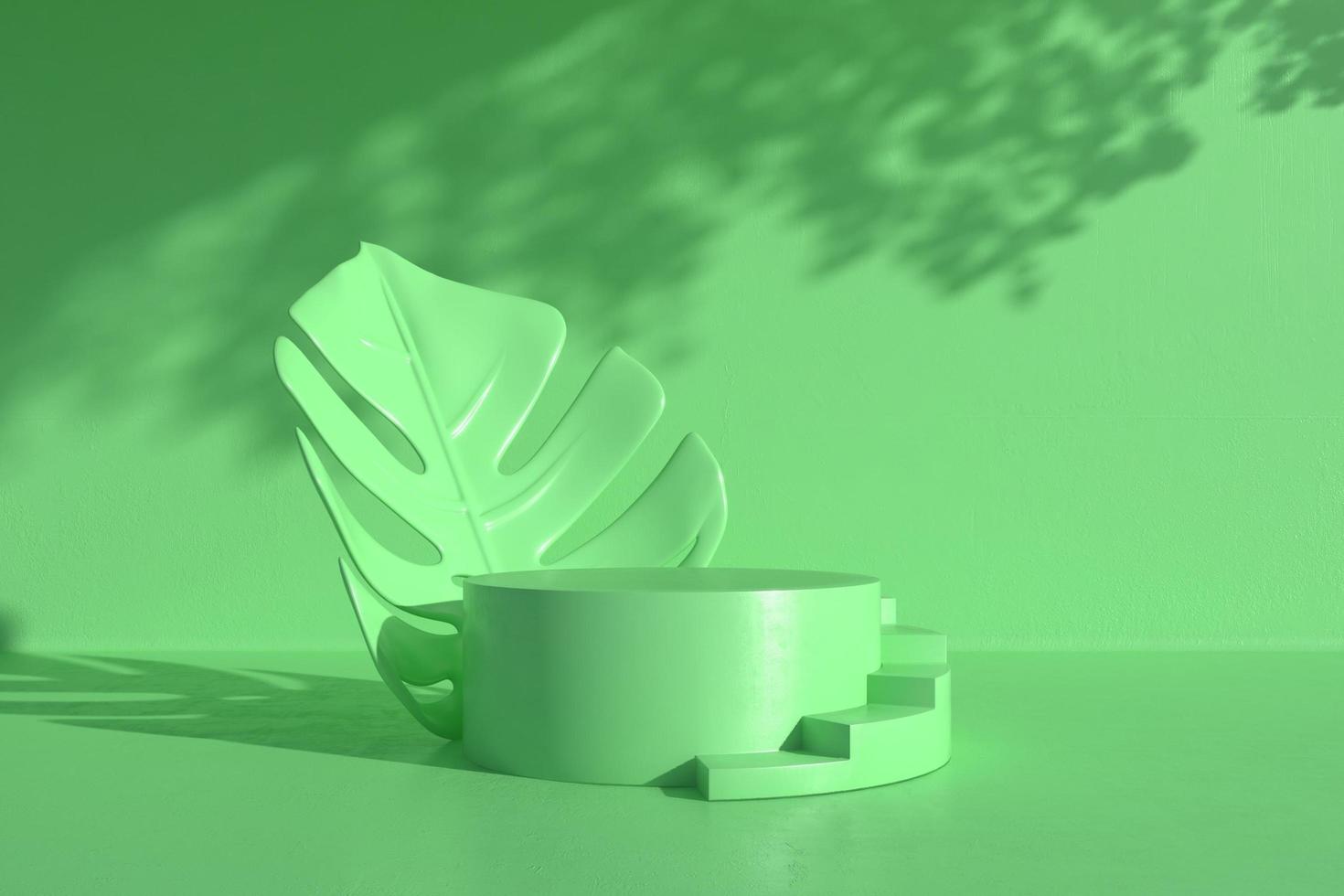 Abstract minimal scene, design for cosmetic or product display podium 3d render. photo