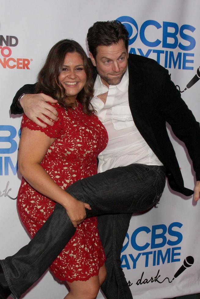 LOS ANGELES, OCT 8 - Michael Muhney, Angelica McDaniel at the CBS Daytime After Dark Event at Comedy Store on October 8, 2013 in West Hollywood, CA photo