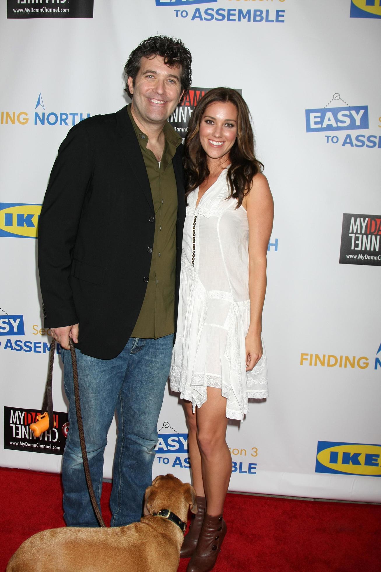 LOS ANGELES, OCT 10 Craig Bierko, Carly Craig arriving at the Web