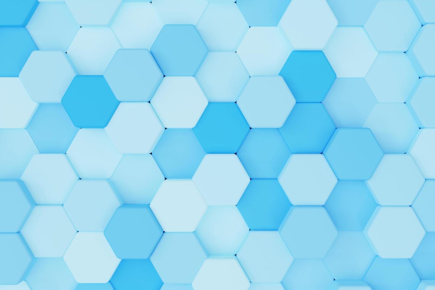 3d Geometric Hexagon colorful background photo