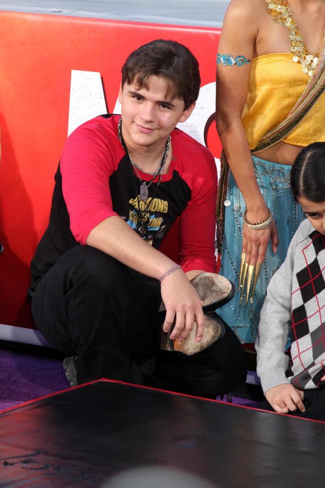 LOS ANGELES, JAN 26 - Prince Michael Jackson at the Michael Jackson Immortalized Handprint and Footprint Ceremony at Graumans Chinese Theater on January 26, 2012 in Los Angeles, CA photo