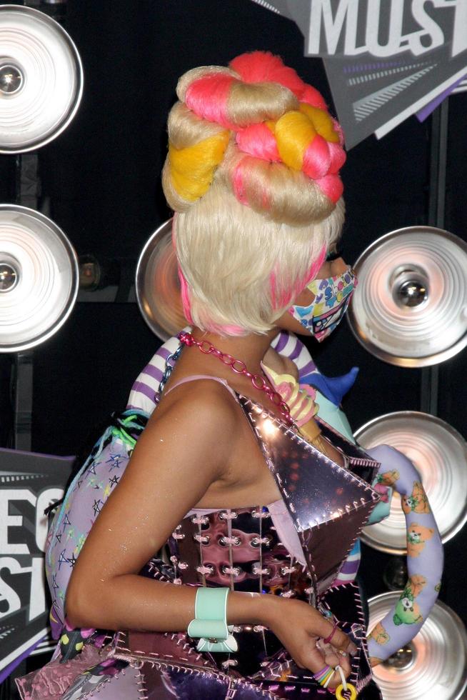 LOS ANGELES, AUG 28 - Nicki Minaj arriving at the 2011 MTV Video Music Awards at the LA Live on August 28, 2011 in Los Angeles, CA photo