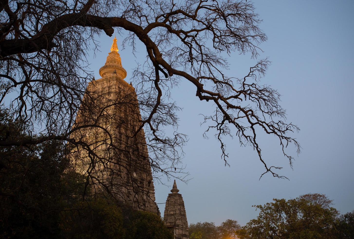 Mahabodhi temple, bodh gaya, India photo