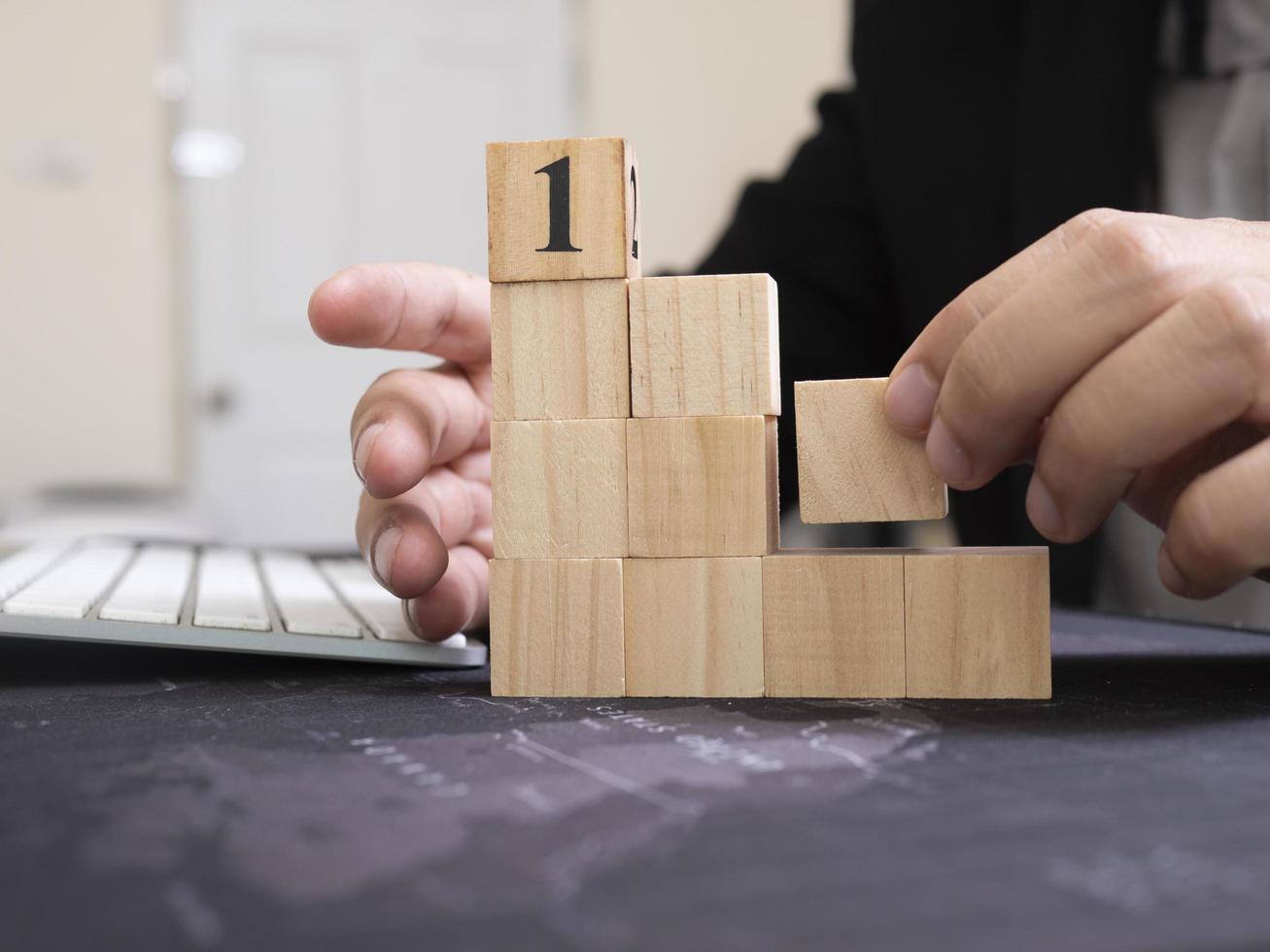 Business concept growth success process. photo