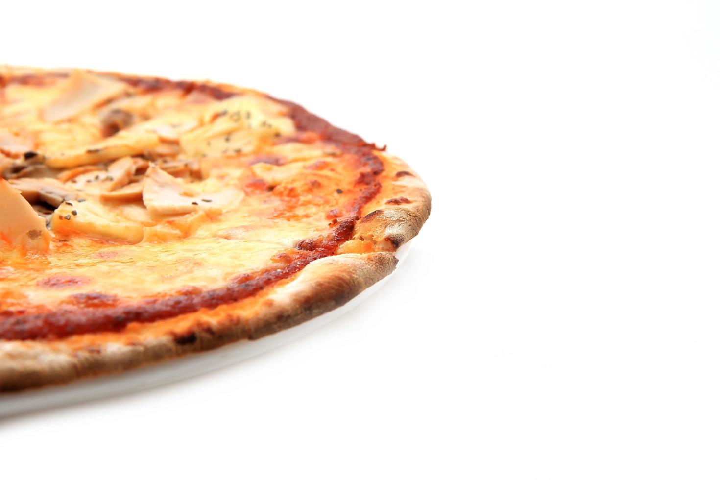 hongos de pizza con champiñones extra foto