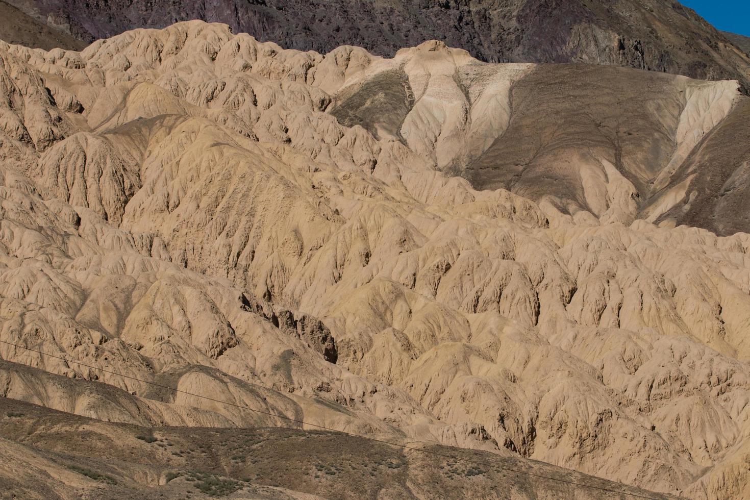Moonland Landscape in Lamayuru at Leh Ladakh, India photo