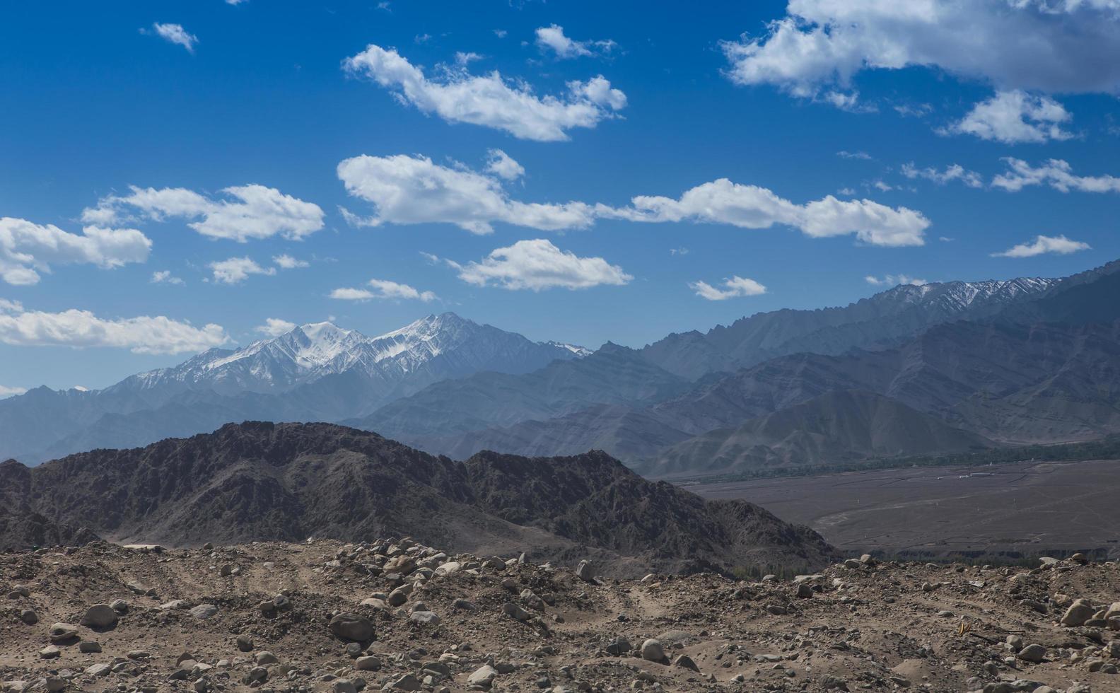 Mountain range, Leh, Ladakh, India photo