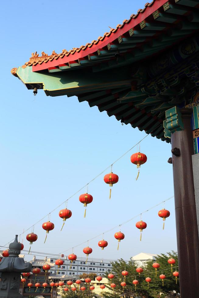 Chinese lanterns during new year festival photo