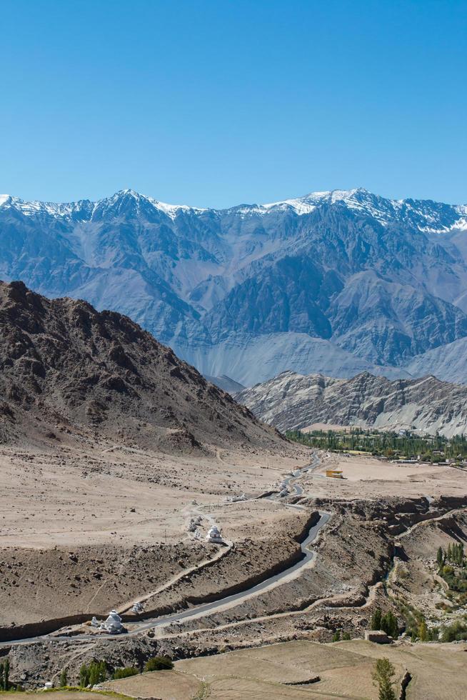 Mountain range, Leh, Ladakh, India photo