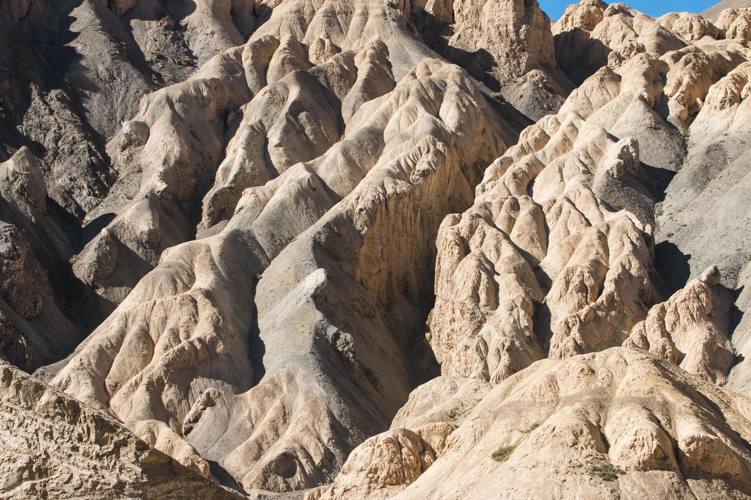 Moonland Landscape in Lamayuru at Leh Ladakh, India photo