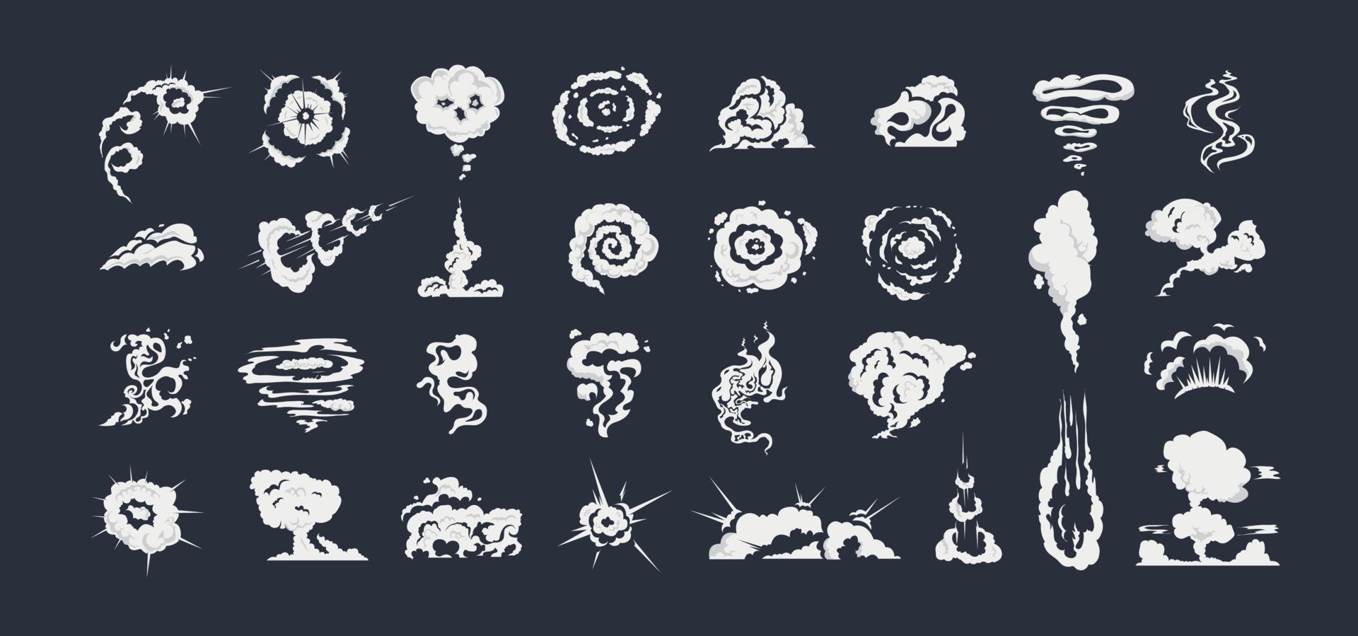 Collection of Smoke vector