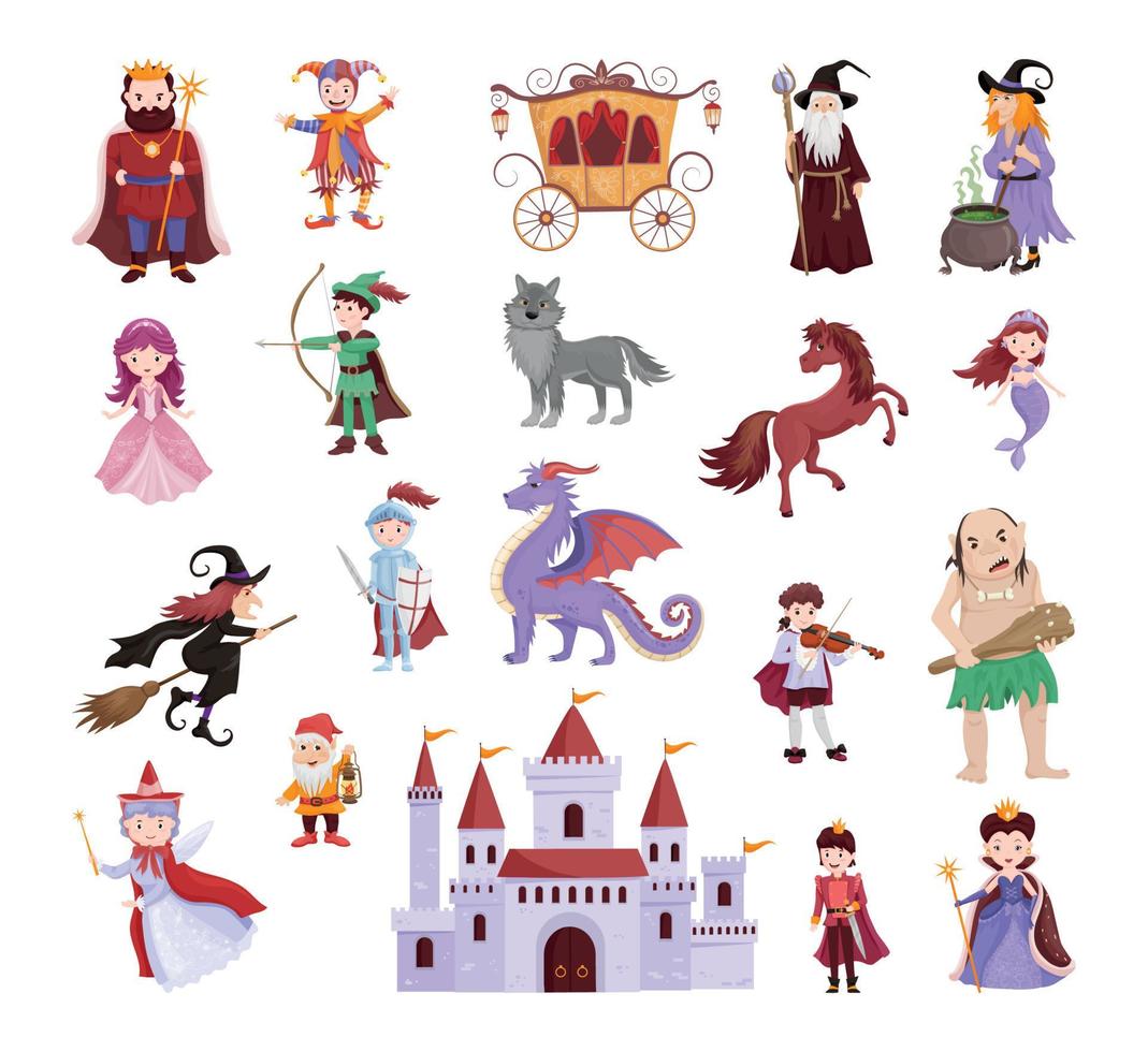 Fairy Tale Characters vector