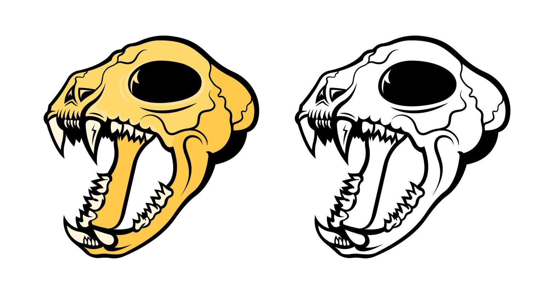 Skull of the Wild Beast vector