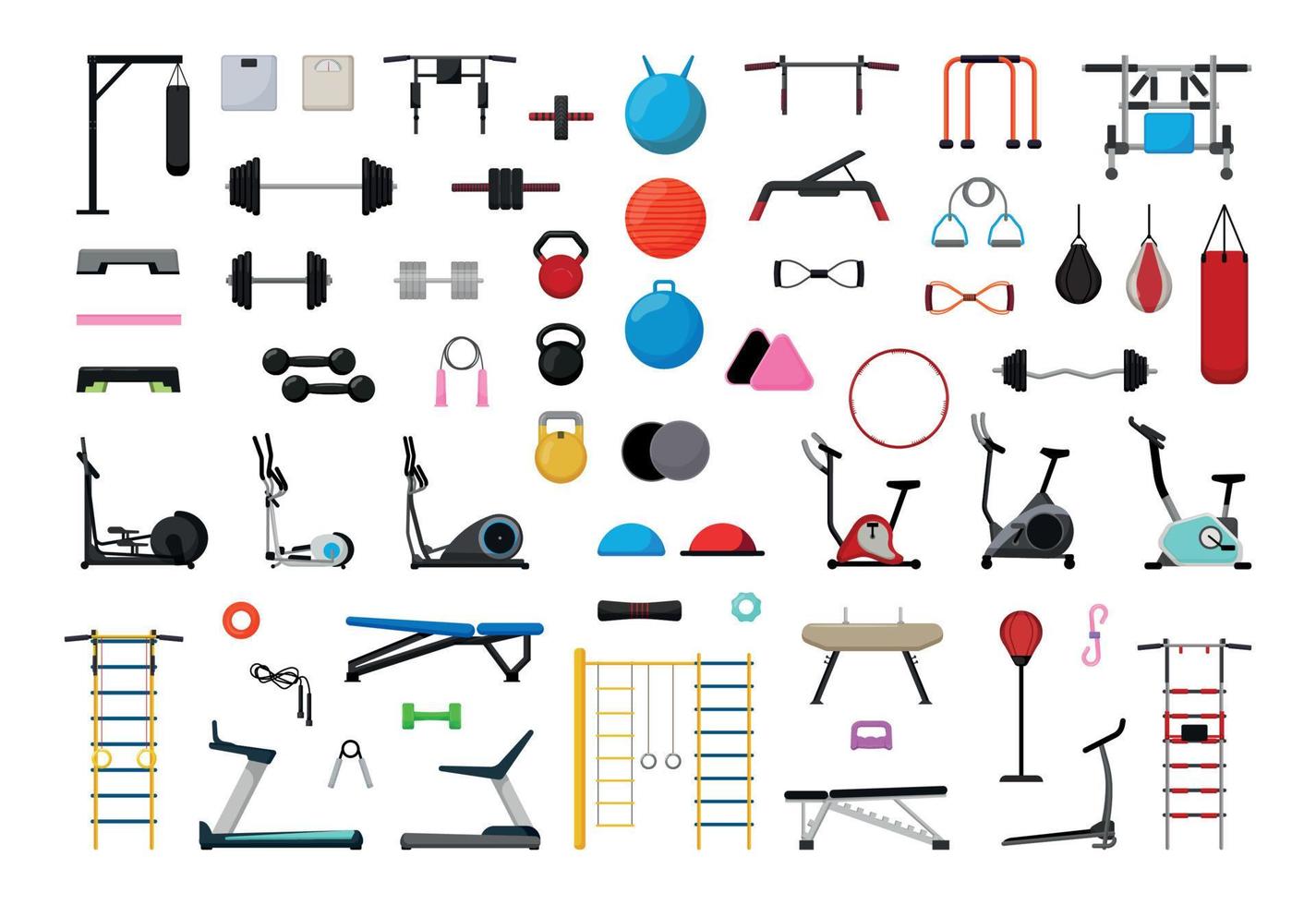 Sports Equipment Set vector