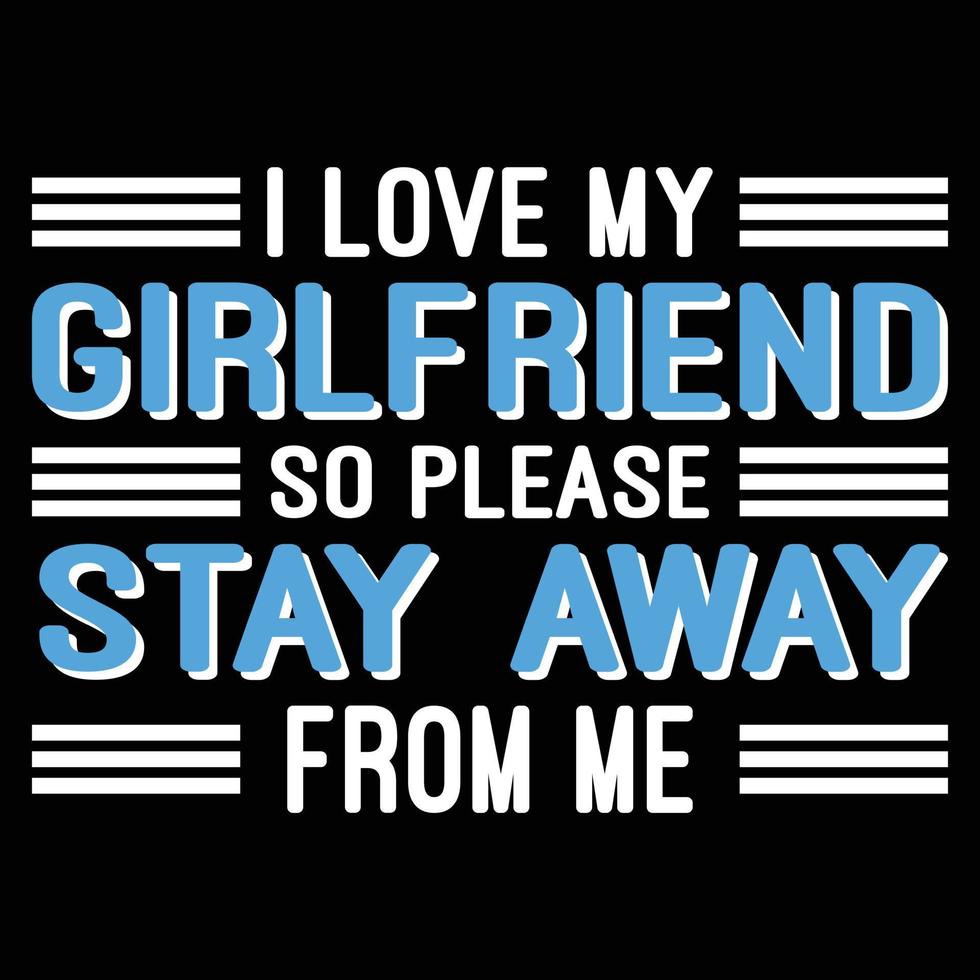 Girlfriend t shirt design vector