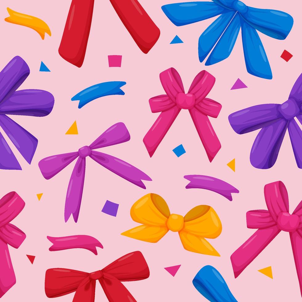 Ribbons Seamless Background vector