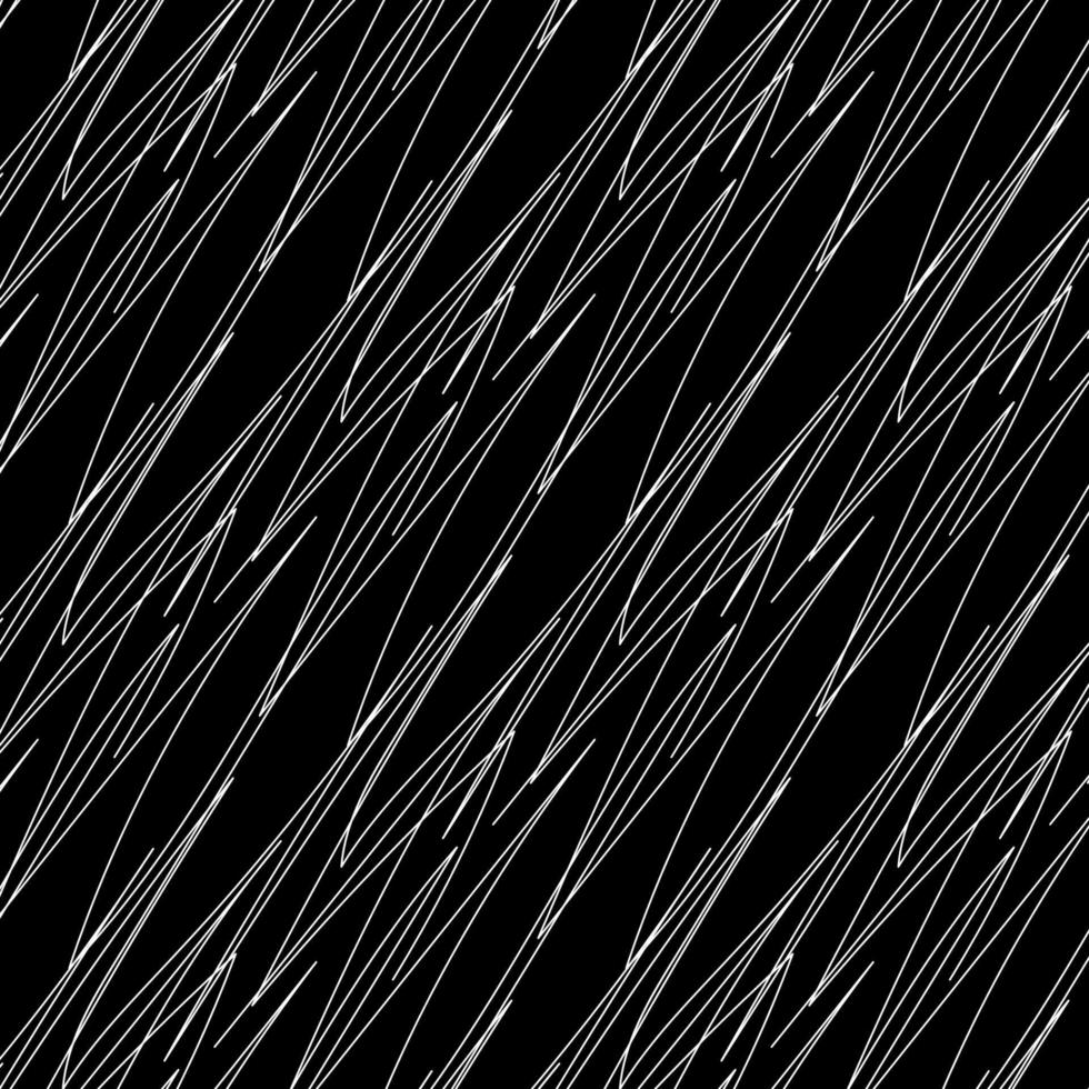 arte zen garabato fondo abstracto adornado. blanco dibujado a mano sobre sombreado lineal negro. textura monocromática zenart creativa. diseño de superficie de zentángulo caótico repetido al azar. ilustración de pasos vectoriales vector