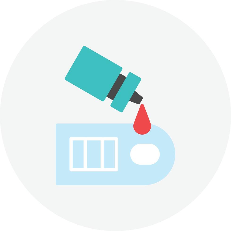 Rapid Test Flat Circle vector