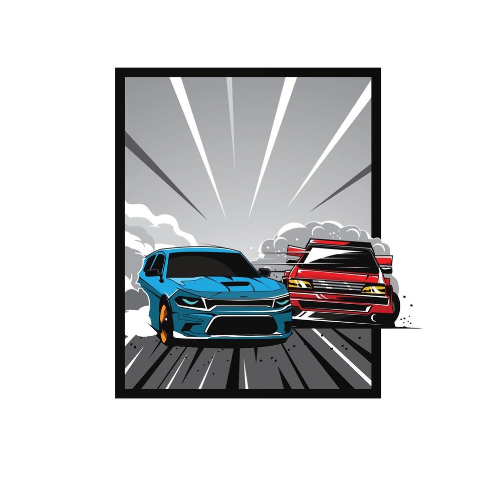 speed car illustration vector