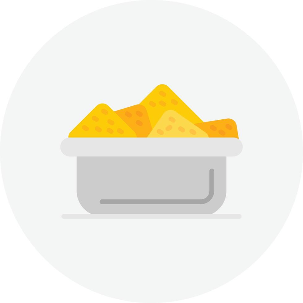 Nachos Flat Circle vector
