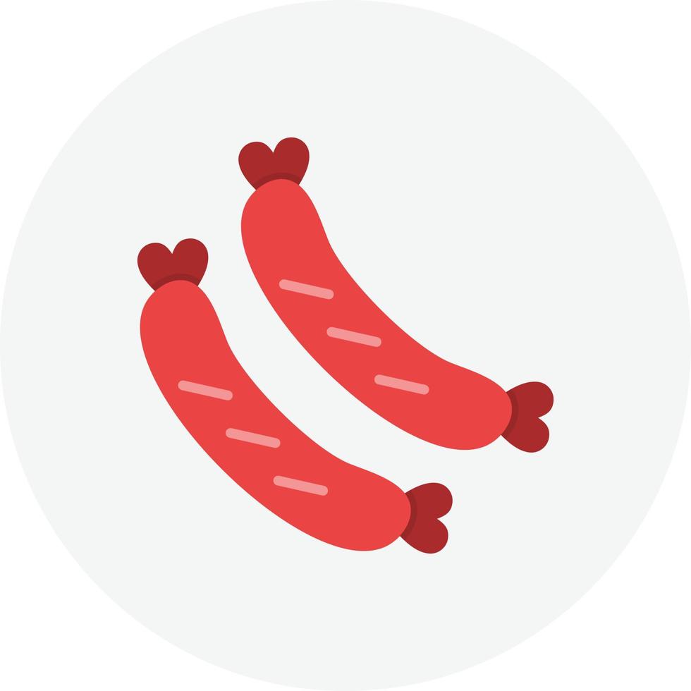 Sausage Flat Circle vector