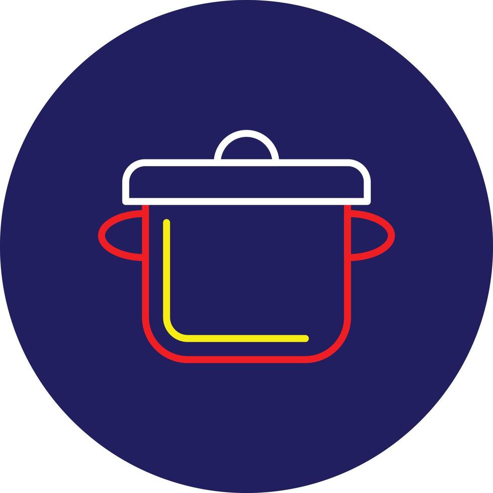 Cooking Line Multicolor vector