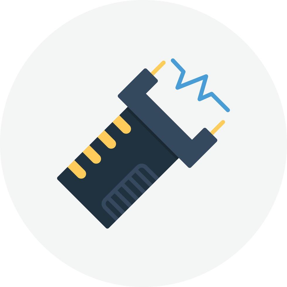 Taser Flat Circle vector