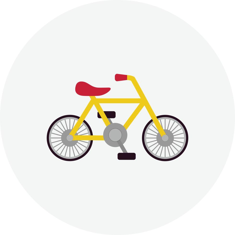Bicycle Flat Circle vector