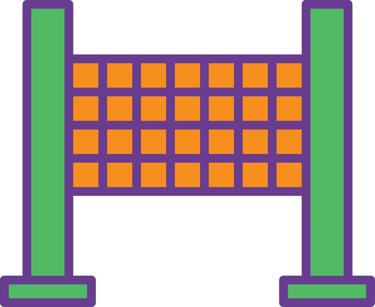 Finish Line Filled Two Color vector