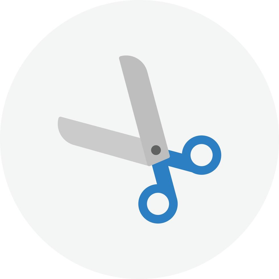 Scissor Flat Circle vector