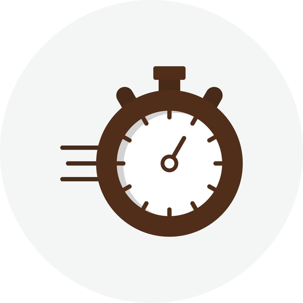 Chronometer Flat Circle vector