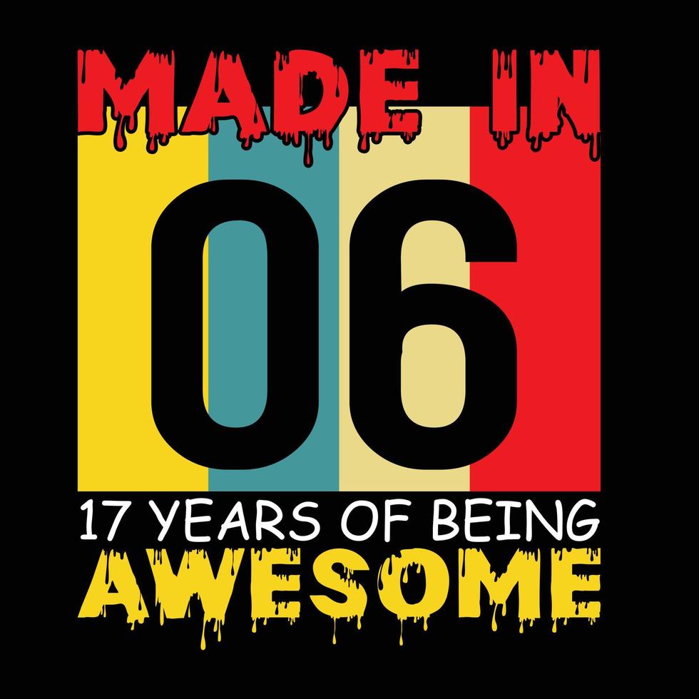 Birthday t shirt design vector