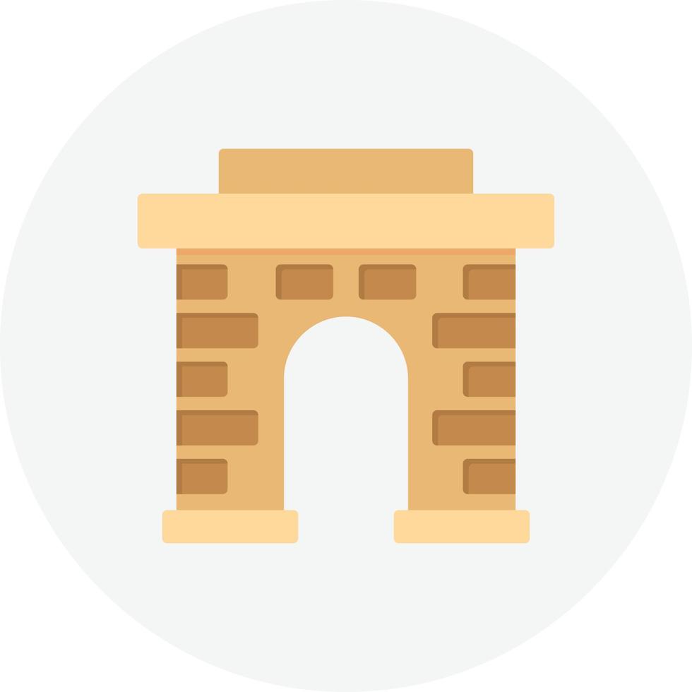 Arch Flat Circle vector