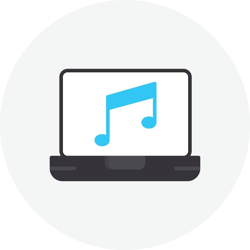 Music Flat Circle vector
