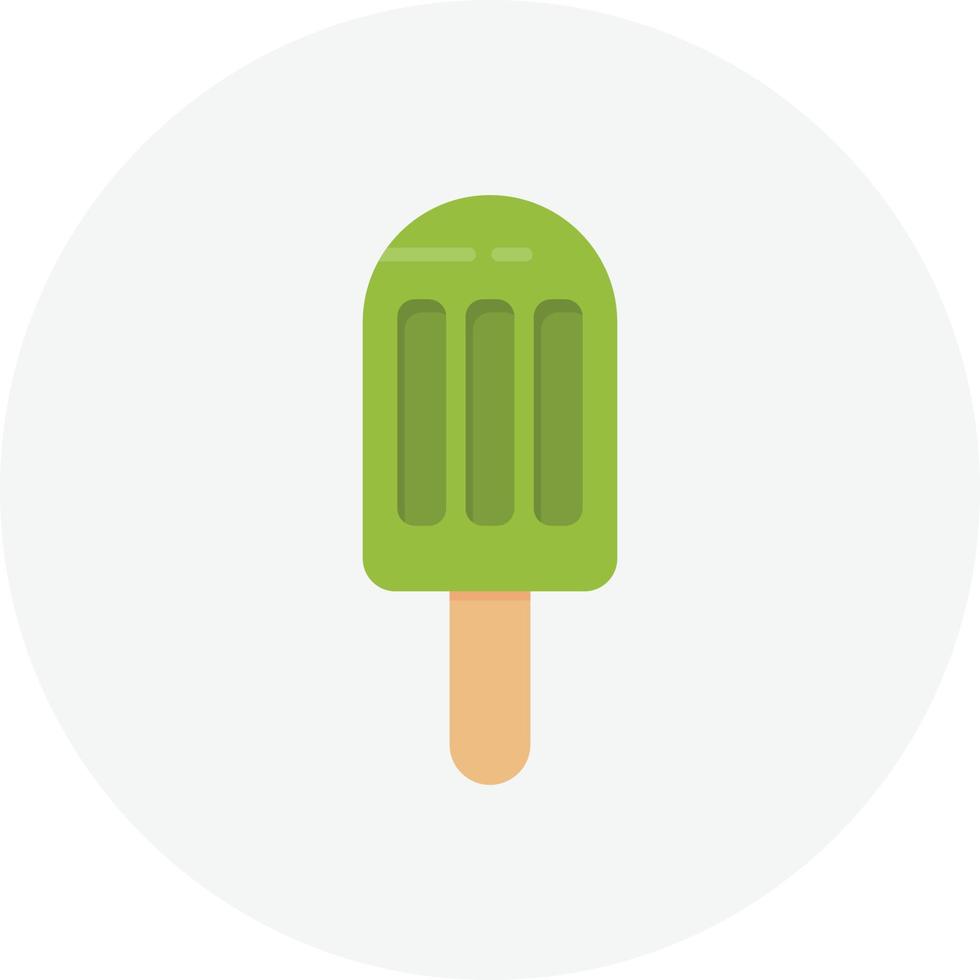 Popsicle Stick Flat Circle vector