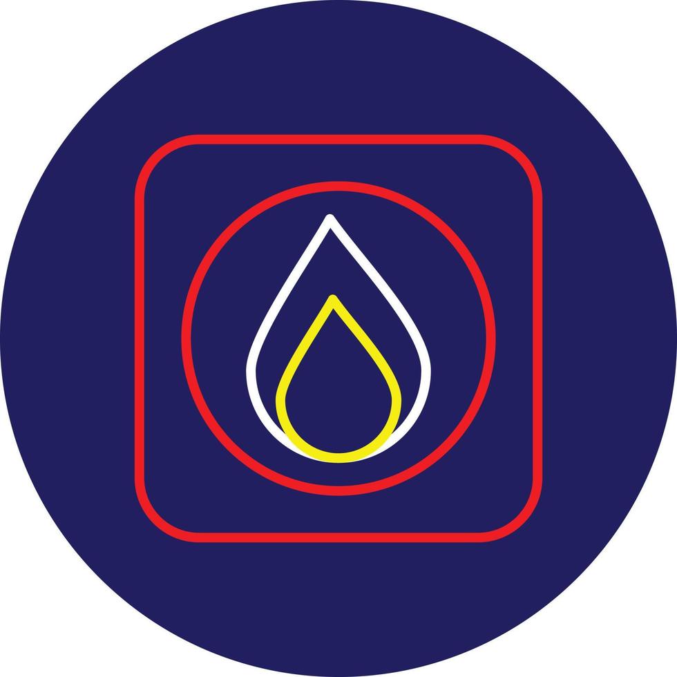 Emergency Button Line Multicolor vector