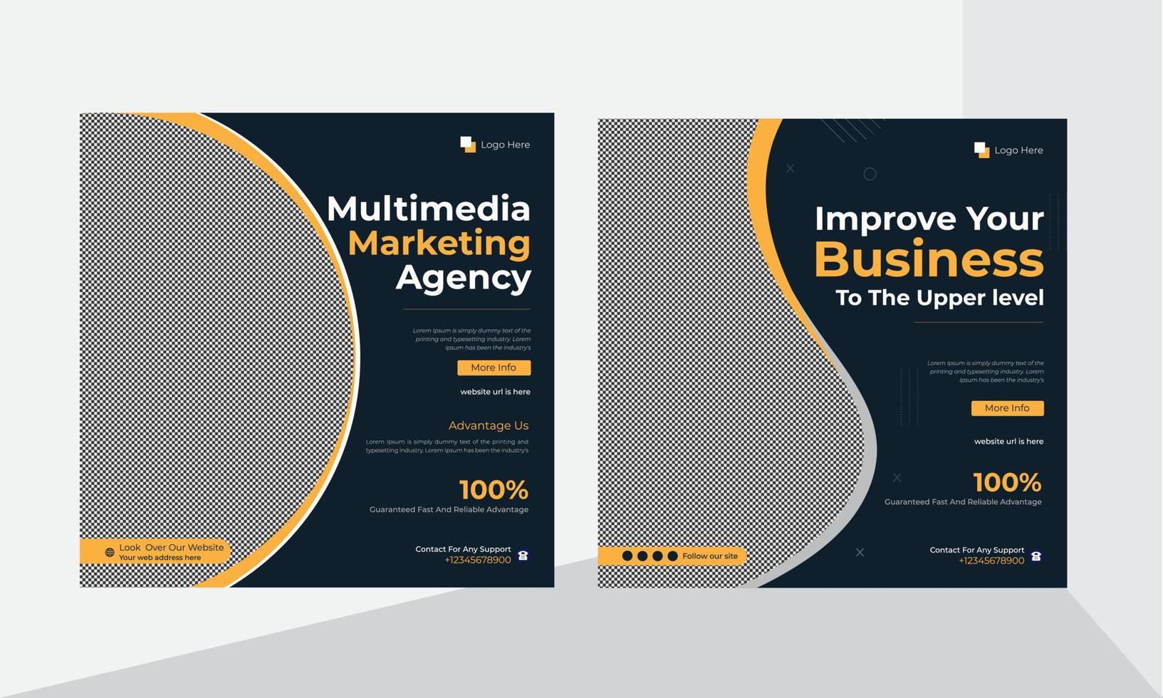 Business promotional  social media post banner template vector