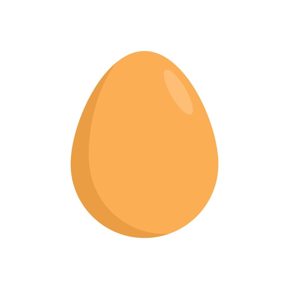 ilustración de huevo aislado sobre fondo blanco. vector