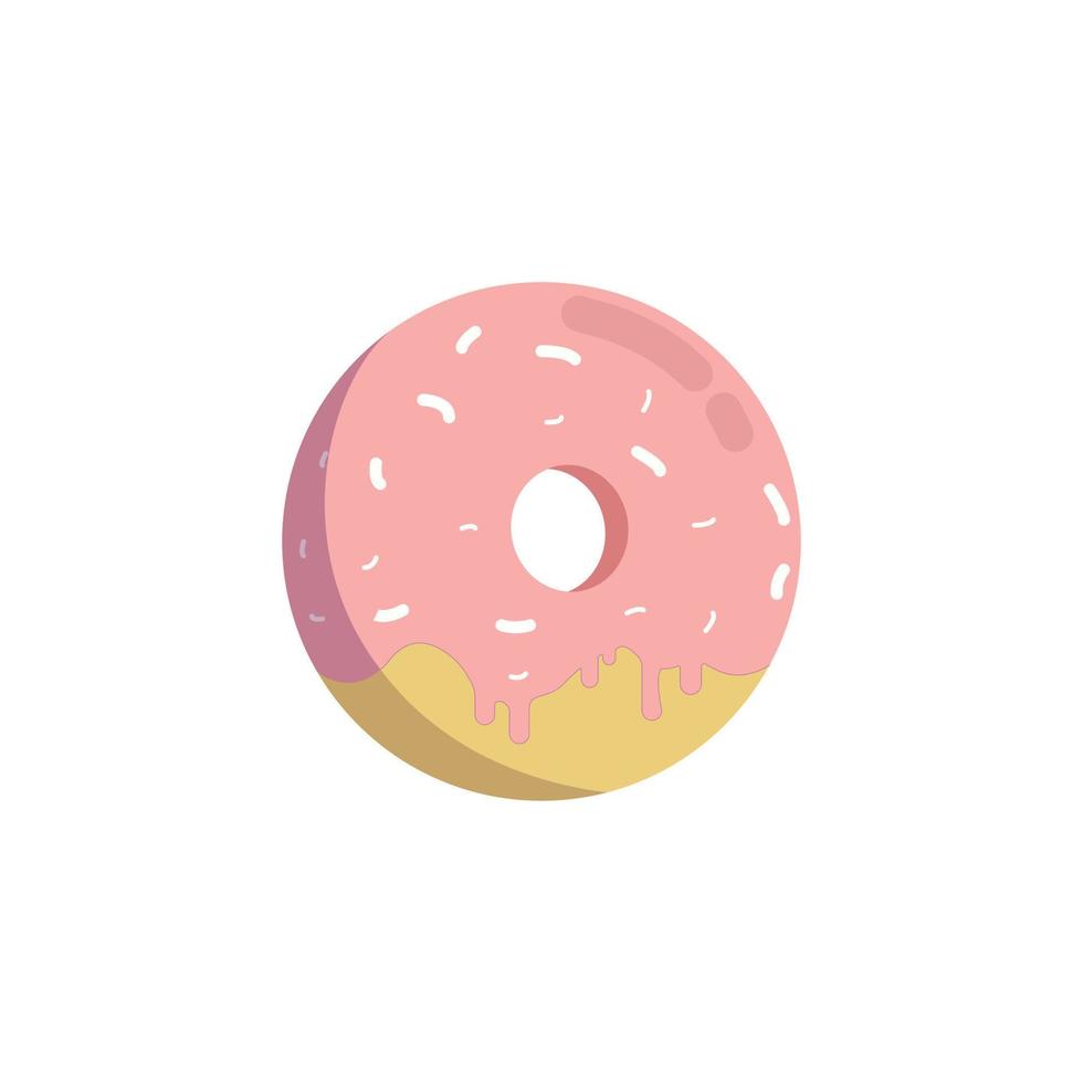 donuts Illustration isolated on white background. vector