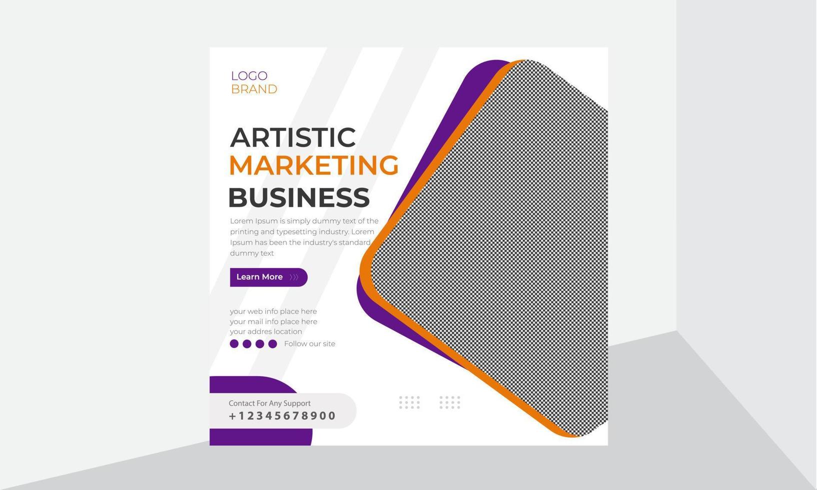 Business promotional  social media post banner template vector