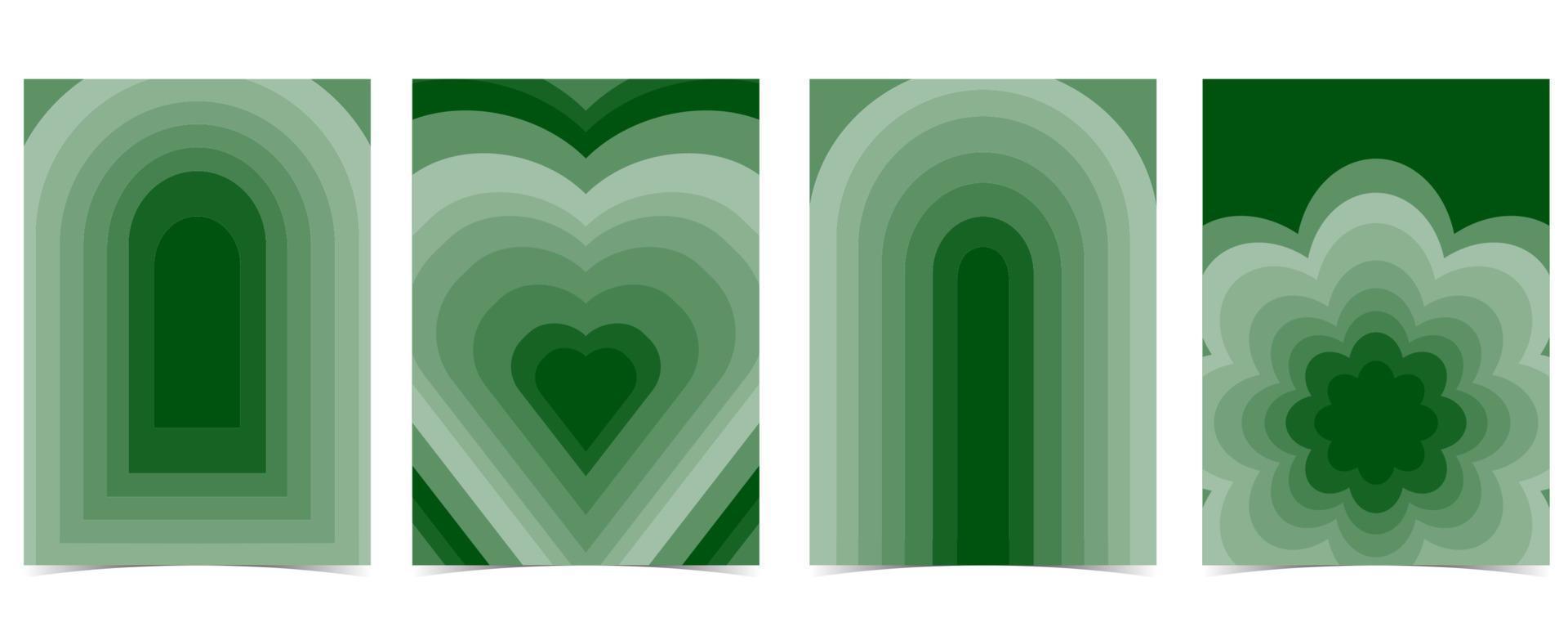 green palate colour background design vector